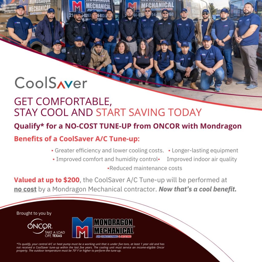 Free tune-up flyer from Oncor describing the program